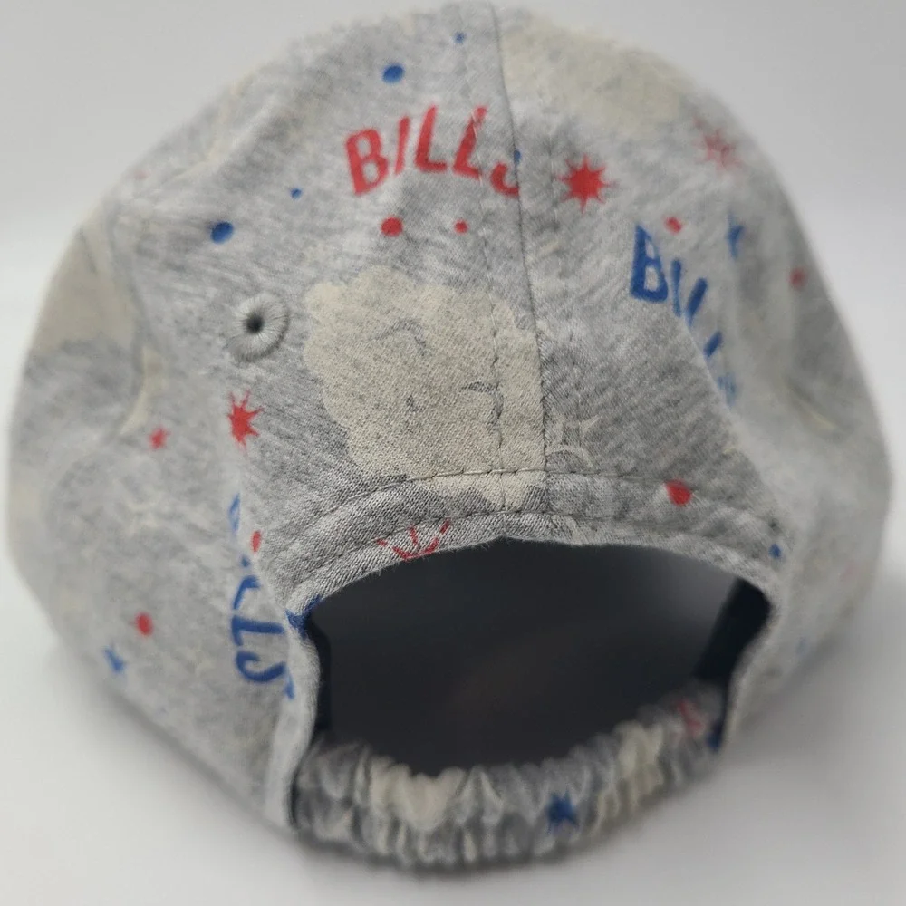 Infant Buffalo Bills Hat One Size New Era 9Twenty Gray Blue NFL All Over Print